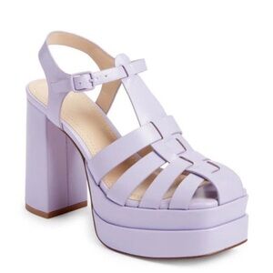 NEW! BP Purple Amaya Fisherman Platform Sandals - Size 10